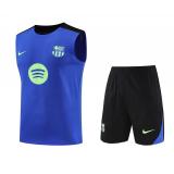 Conjunto de camiseta del FC Barcelona 2025/26 (azul con negro)